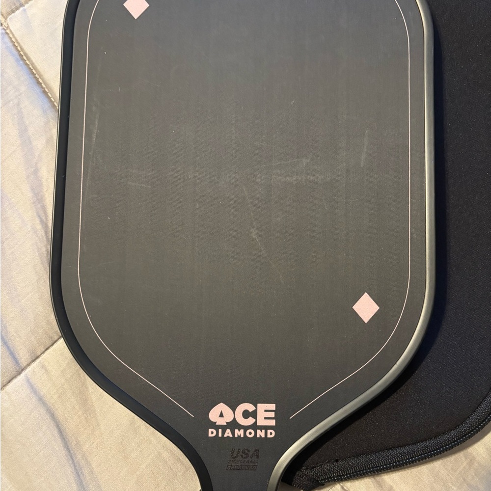Black Diamond Paddle with Pink Accents, 14mm
